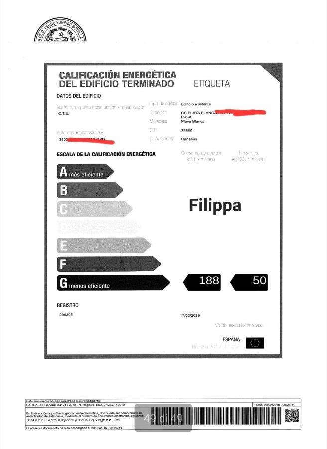 Vivienda Vacacional Filippa Playa Blanca  Zewnętrze zdjęcie